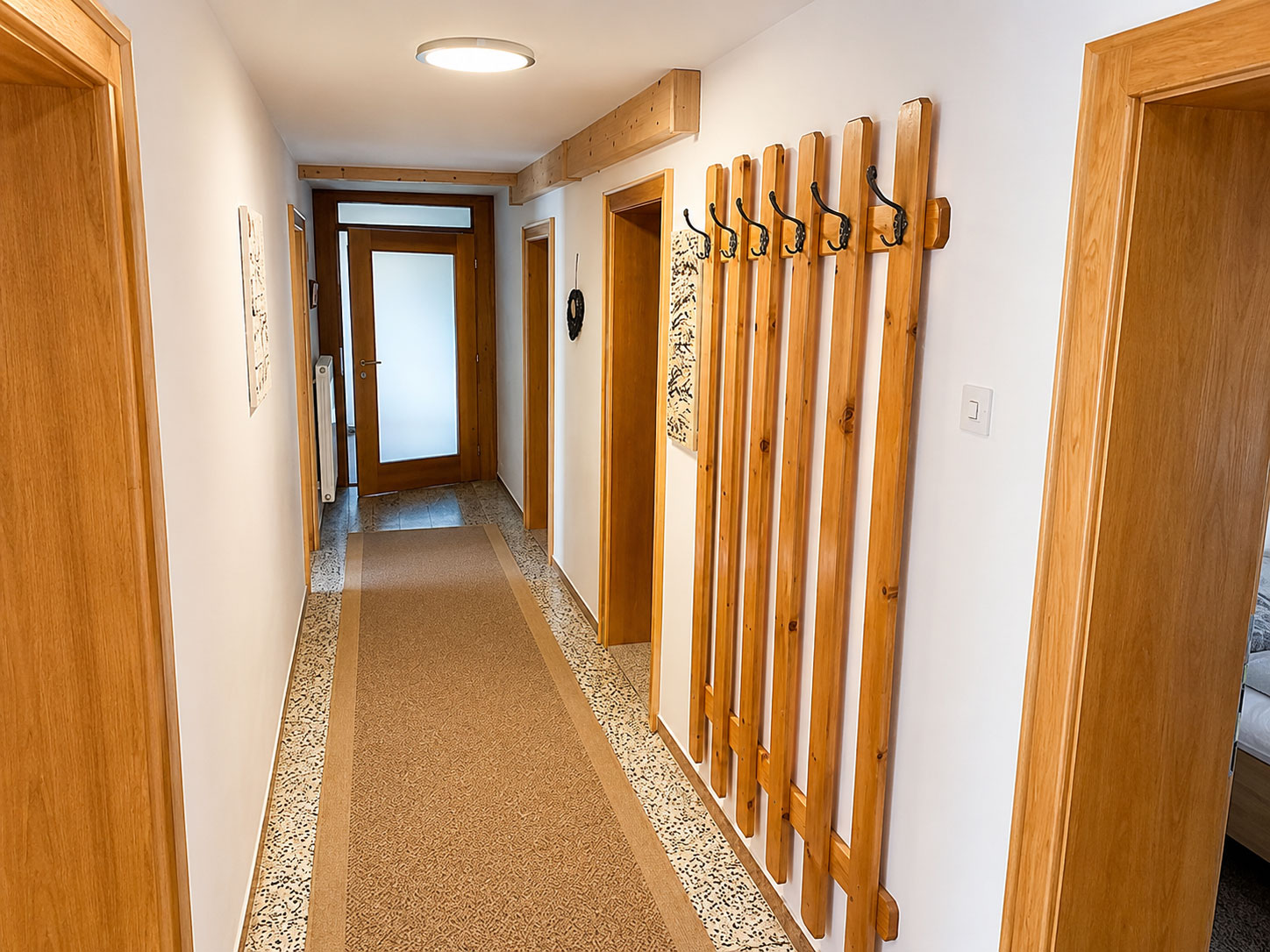 Eingangsbereich der Ferienwohnung Hochzeiger
