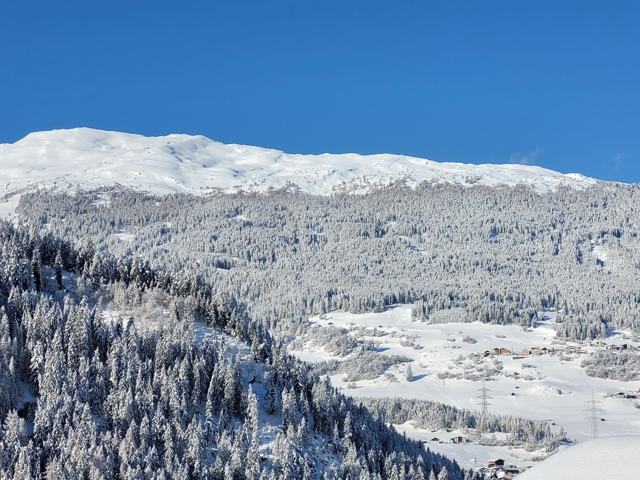 Winteraussicht der Ferienwohnung Venetblick